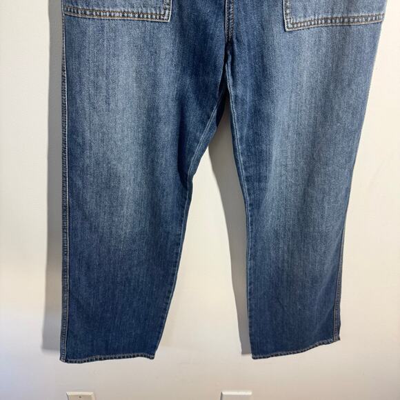 Hudson Remi High-Rise Straight Jeans Women 29 Blue Denim Minimal Modest Prep NWT - Picture 5 of 11
